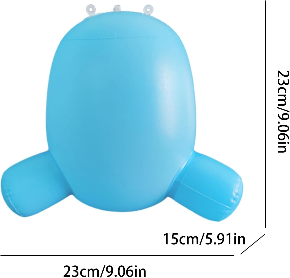 Inflatable Display Model - 10Pcs Torso Stand for Realistic Presentation, Lightweight Design with Easy Inflation, Reusable Diaper Display Mannequin for Store Showcase, and Photography Use image number 3