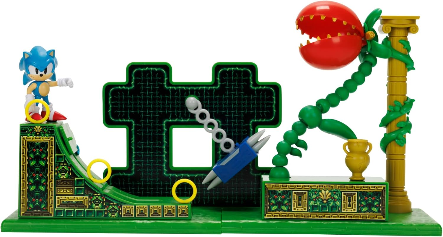 Sonic the Hedgehog Stardust Speedway Zone Playset with 2.5" Sonic Action Figure image number 2