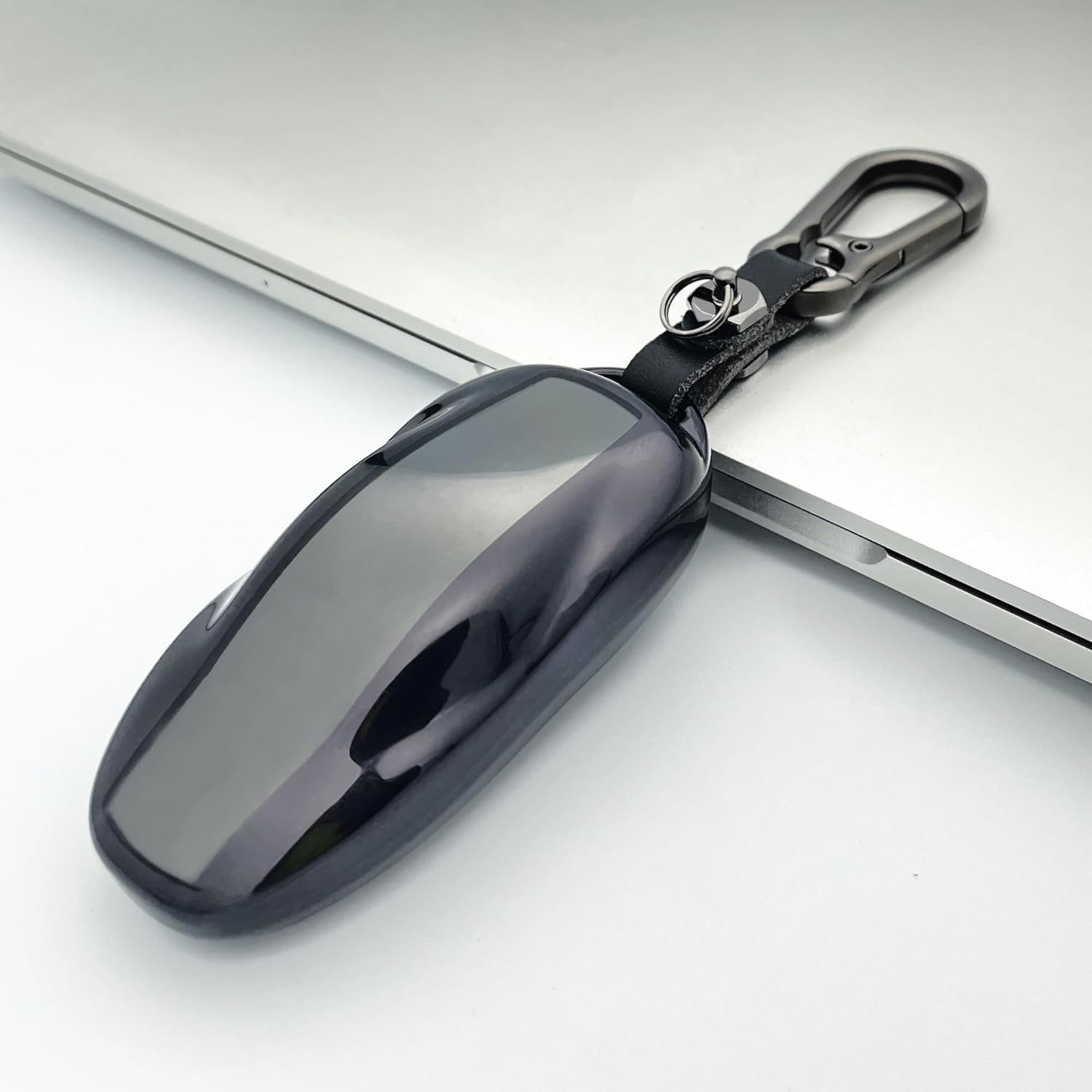 TANDRIVE Key Fob Cover Holder for Tesla Model S (X Y 3)，Black