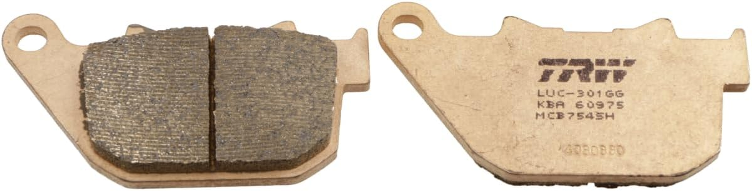 TRW MCB754SH Brake Pad Set Compatible with HARLEY-DAVIDSON XLH 1970-2009 Rear Axle and Other Motorcycles