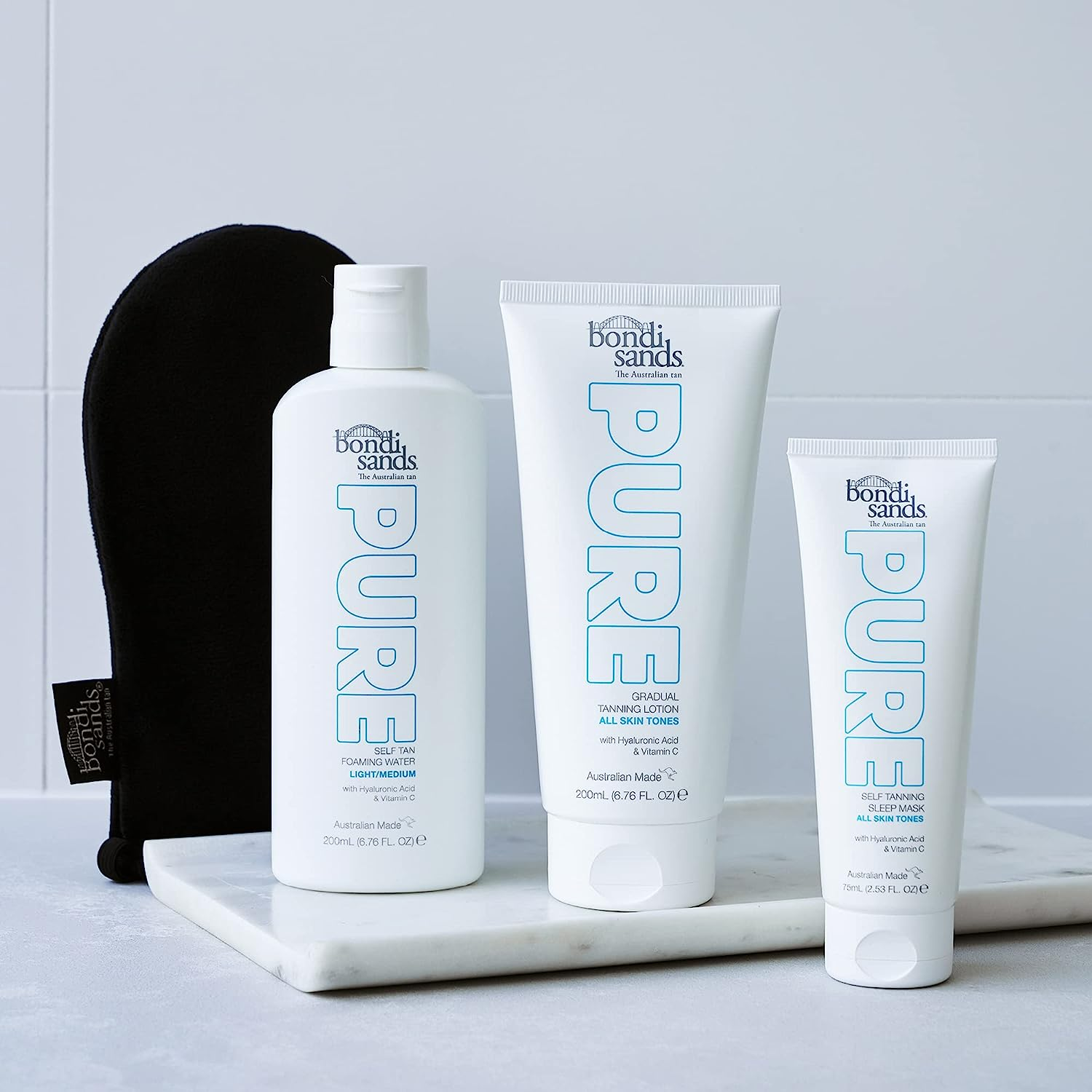 Bondi Sands Pure Self Tan Foaming Water 200 Ml, Light/Medium image number 6