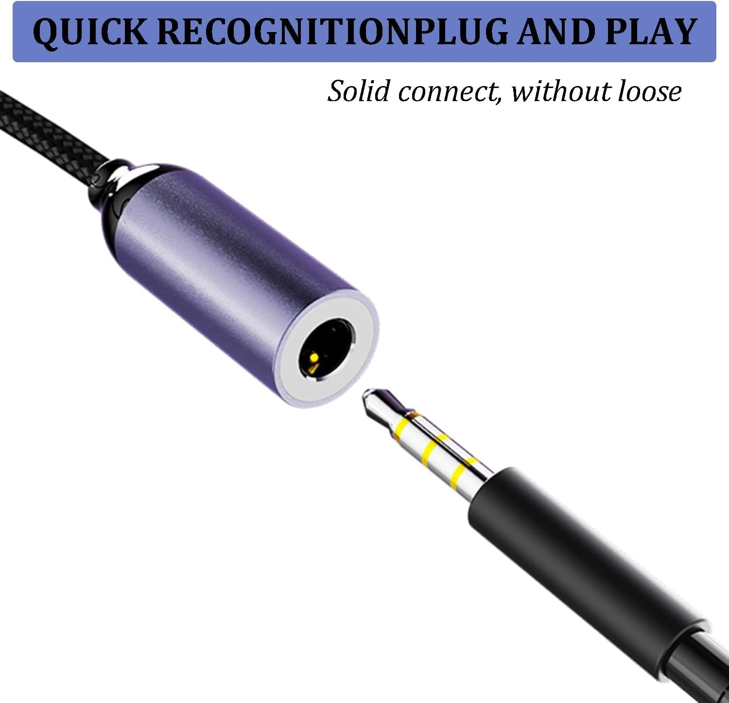 Kwevos USB Type C to 3.5Mm Female Headphone Jack Adapter, USB C to Aux Audio Dongle Cable Cord Compatible with Samsung Galaxy S23 S22 S21 S20 Ultra (1) image number 4