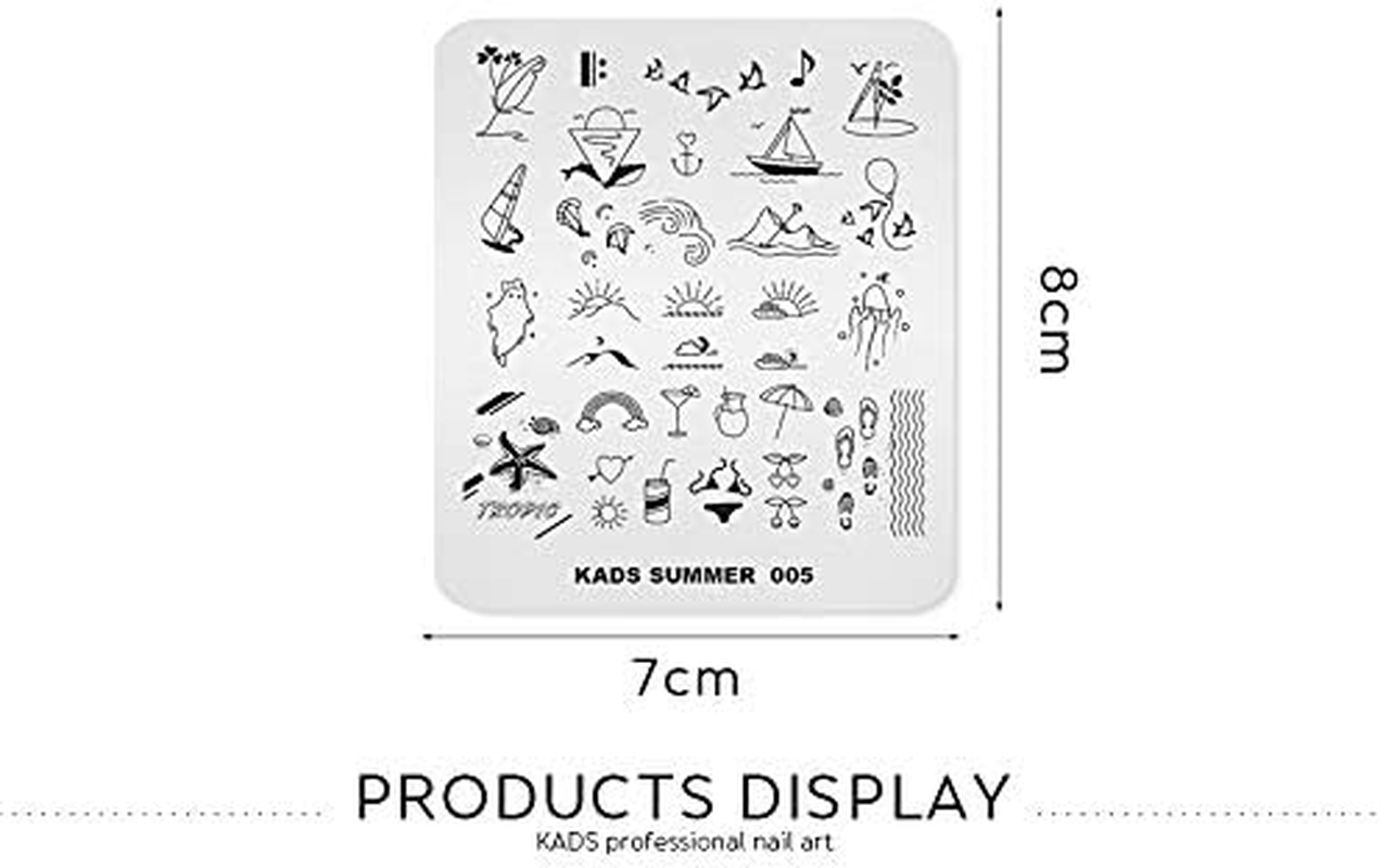KADS Art Stamping Plate Template Design Tool DIY Image Plate (SU005)