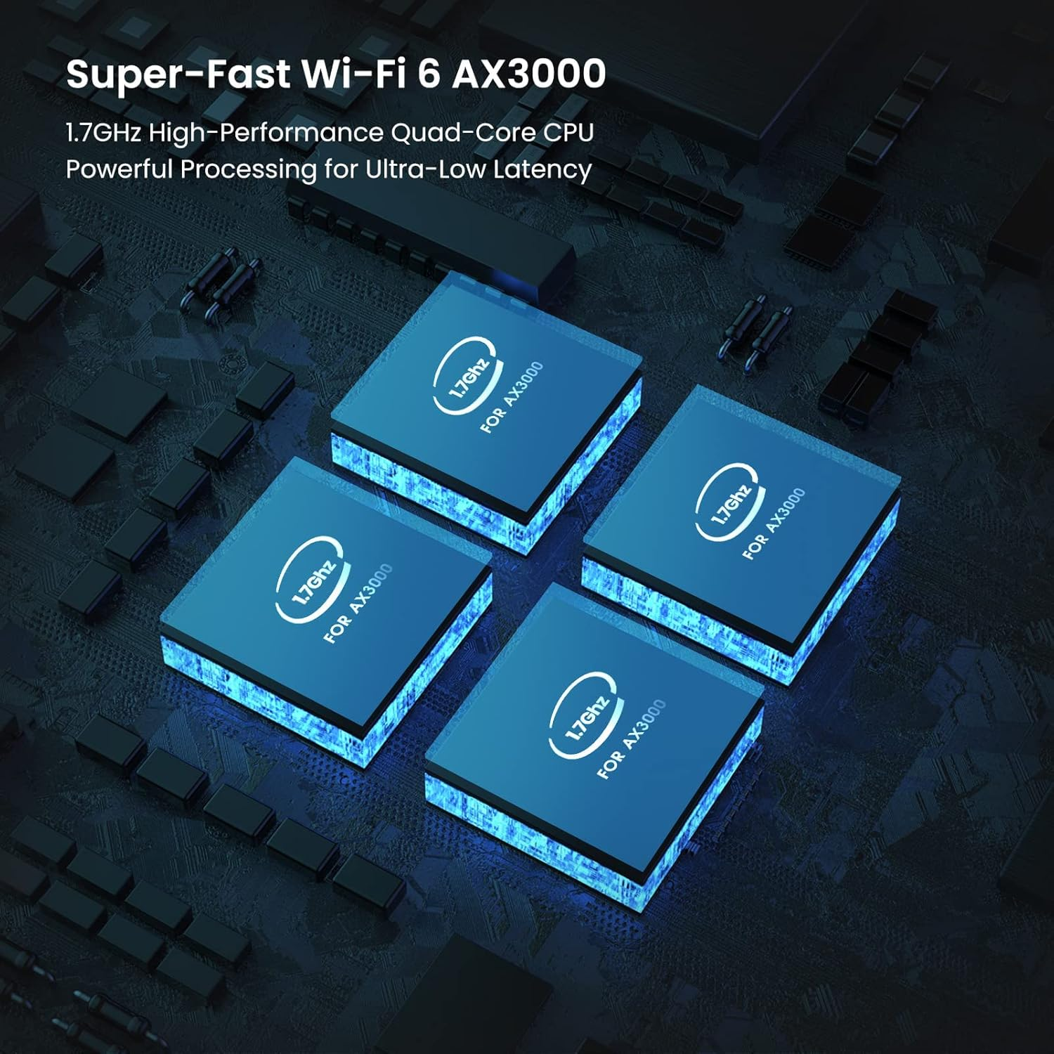 Tenda AX3000 Whole Home Mesh Wi-Fi 6, Dual-Band, Coverage up to 650 Sqm, 160 Mhz, 1024-QAM, Mesh Network for 160+ Devices, Ultra-Low Latency Seamless Roaming, Compatible with Alexa【Nova EX12(3 Pack)】 image number 2