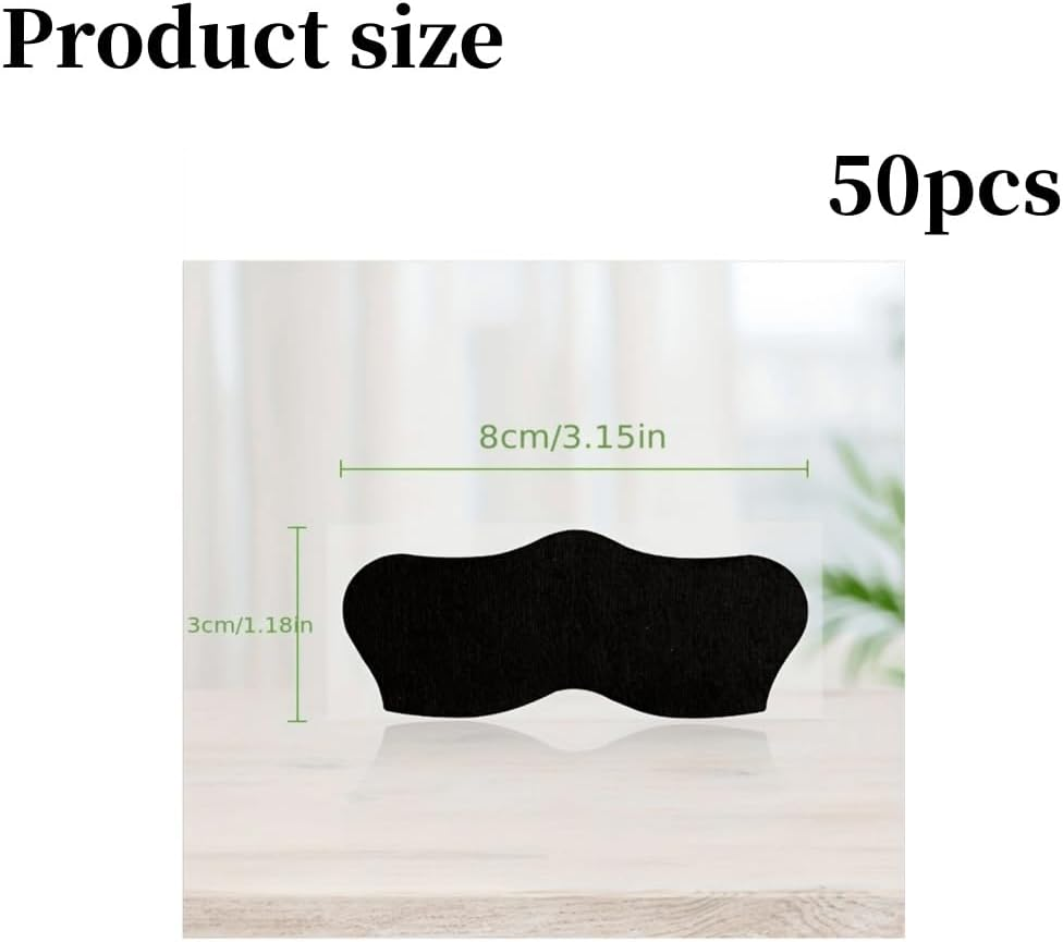 Nose Strips, 50 Pcs Deep Cleansing Pore Strips, Blackhead Remover,Blackhead Removal Tool,Suitable for Men and Women Black image number 5