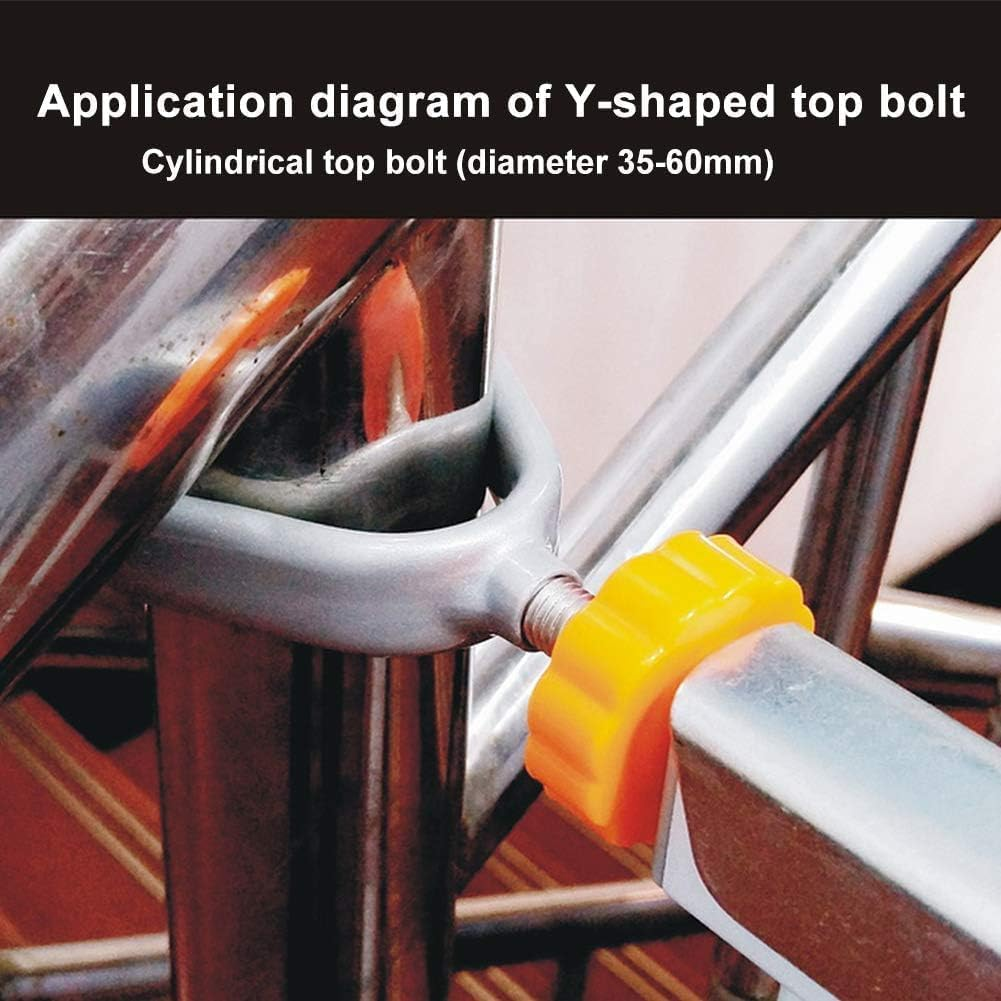 2Pcs Baby & Pet Safety Gate Banister Adapter, M10 (10Mm) Stair Banister Adapter, Extra Long Y Spindle Rods, White image number 5