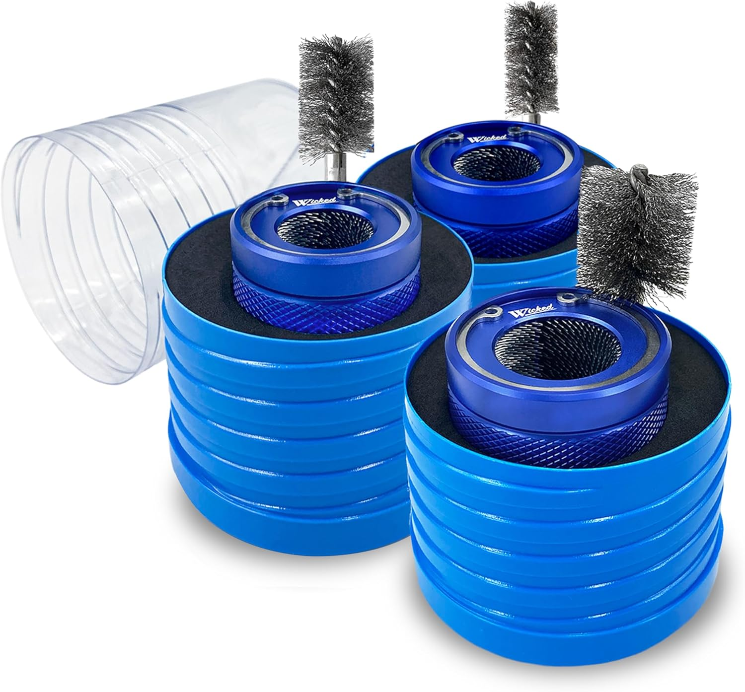 WICKED 1/2&rsquo;&rsquo; Copper Tube Pipe Cleaning Brush Kit; the Professional Plumber&rsquo;S Tool Industrial &ldquo;All Metal&rdquo; Strength Heavy Duty Construction Grade with Replaceable Parts image number 6