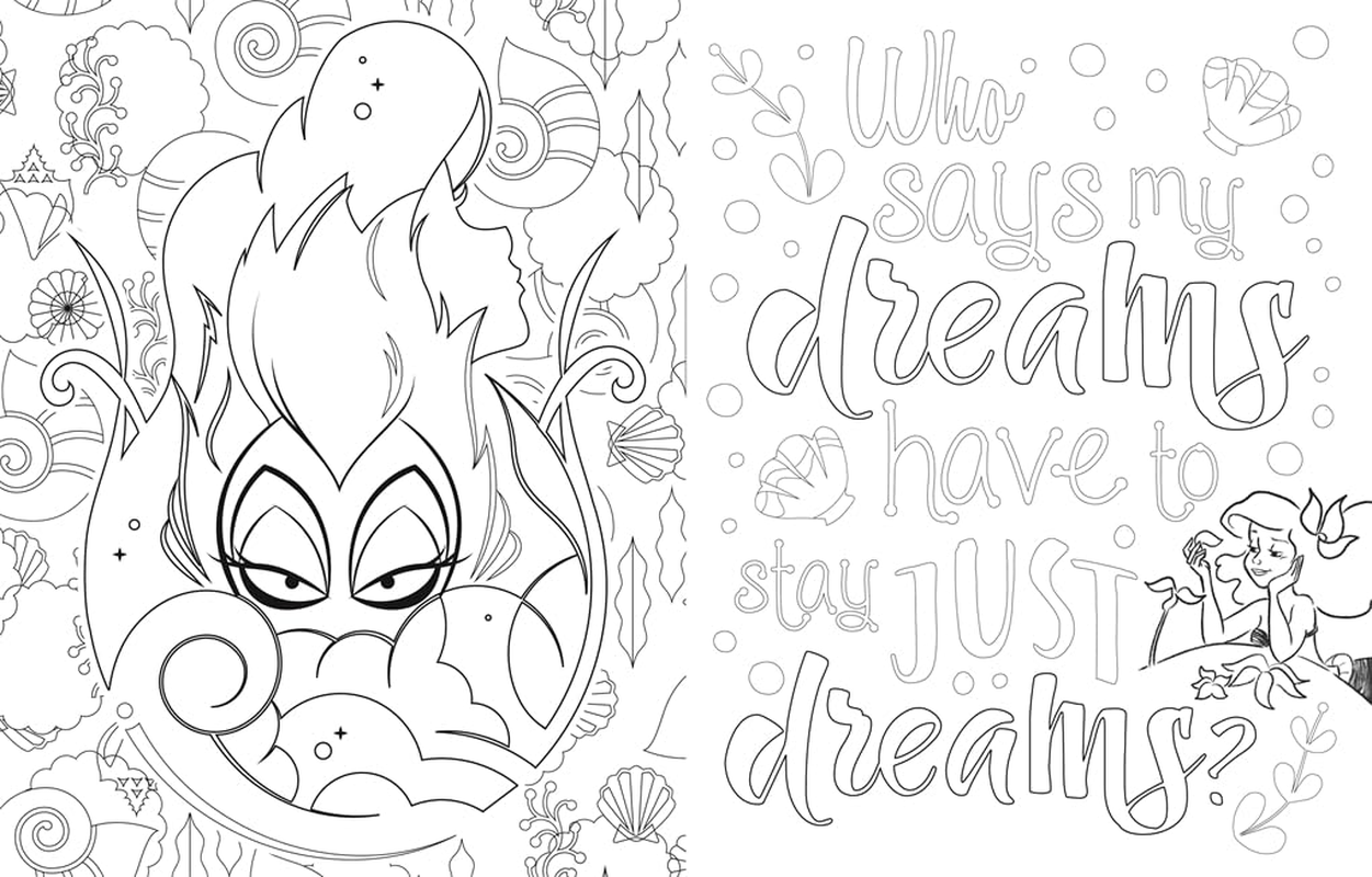 Disney Quotes to Live Your Life by Colouring Book: a Collection of Inspirational Sayings and Words of Wisdom image number 6
