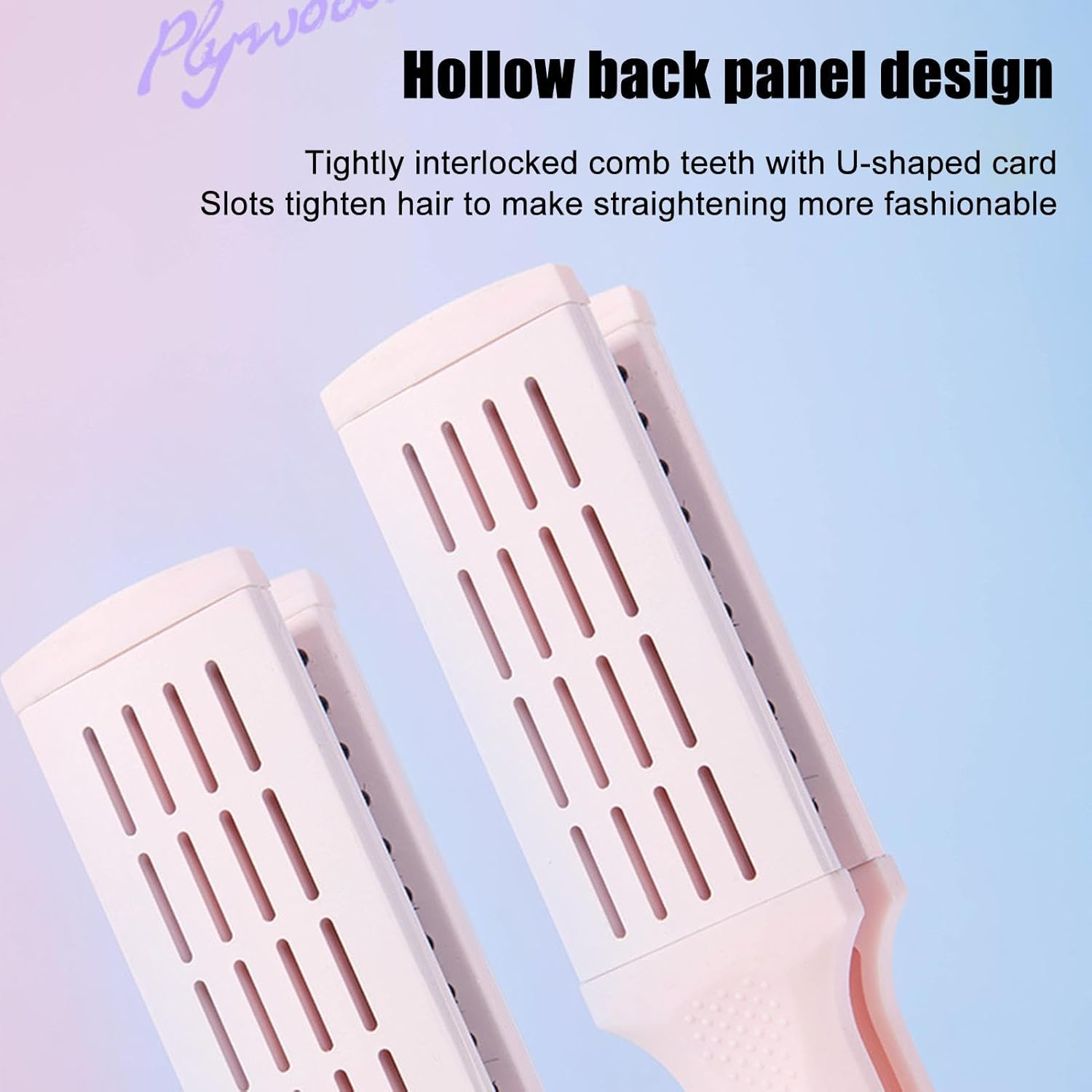 Hair Straightener Comb | Electric Comb for Hair - Hot Comb Straightener, Straightening Iron with Built-In Comb for Men, Friends, Beautician image number 1