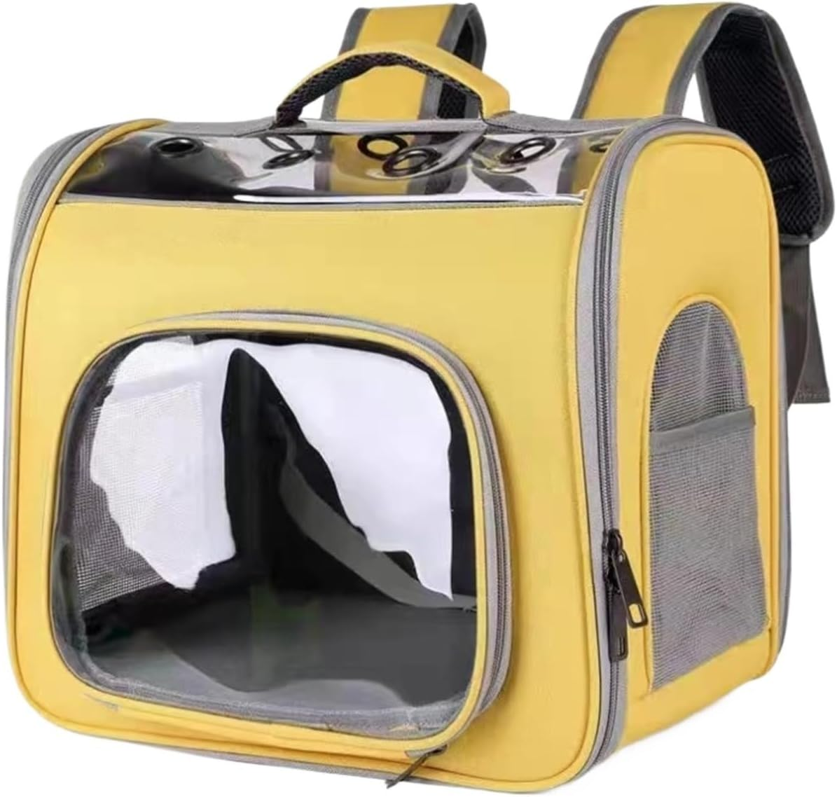 Cat Bag Dog Carrier Pet Carrier Dog Bag Pet Backpack Dog Backpack Cat Carrying Bag Portable Outdoor Travel Pet Carrier Cat Carrier Pet Bag Carrier(Color:Yellow)