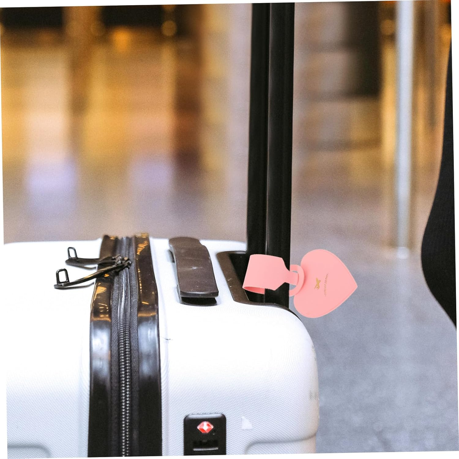 CATIEBYE 4Pcs Luggage Tags Labels Travel Suitcase Tags for Suitcase Name Id Card Holder image number 1