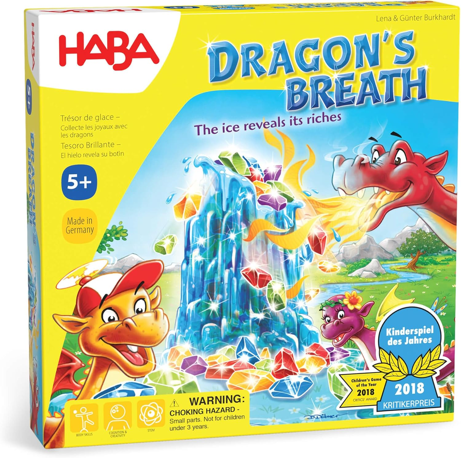 HABA 303586 Current Edition Dragons Breath Board Game image number 1