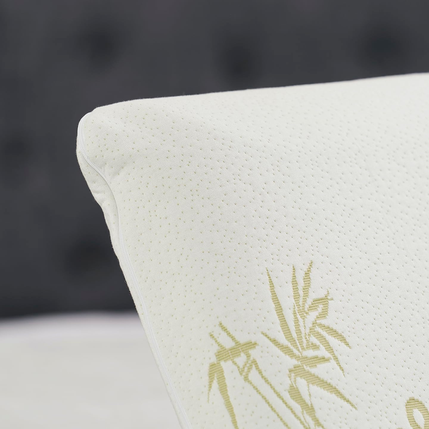 Tontine Comfortech Memory Foam Pillow &ndash; Medium Height and Firm Support for Custom Contouring &ndash; Aircell Memory Foam Moulds to Head and Neck Shape for Pressure Relief and Alignment &ndash; Machine Washable image number 2