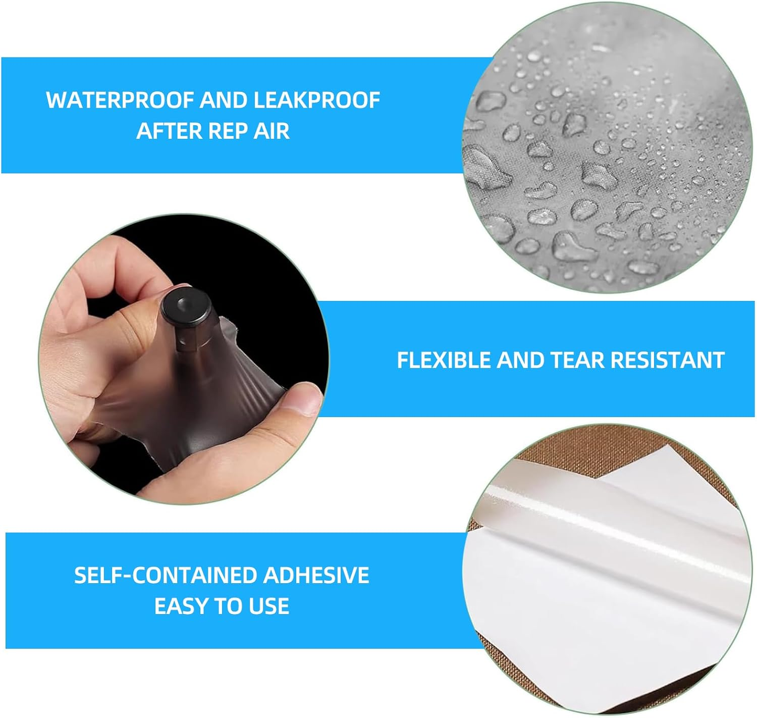 Clear TPU Waterproof Repair Tape, 7.5 X 375 Cm Self-Adhesive Patch Roll for Inflatable Pools, Air Mattresses, Tents, Raincoats, Umbrellas, Boats & Outdoor Gear image number 6