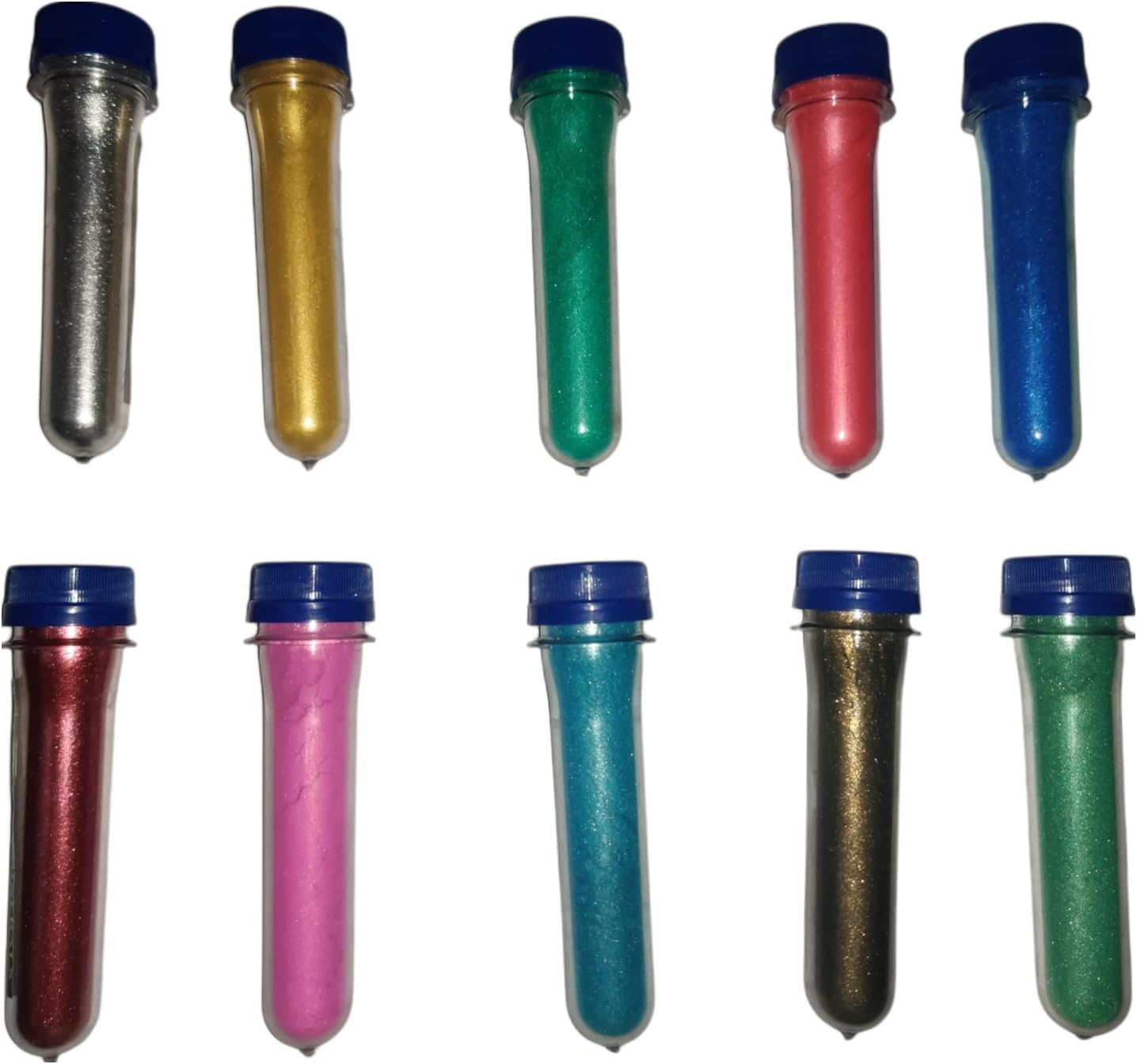 KEDIA Mica Combo of 10 Colors Pearl Powder Pigment | Each Pack of 10 Grams | for Making Cosmetic |Make up | Candle Making | Soap Making, Nail Art | Resin Jewelry; Epoxy, Resin, Plastidip (10 Colors) image number 4