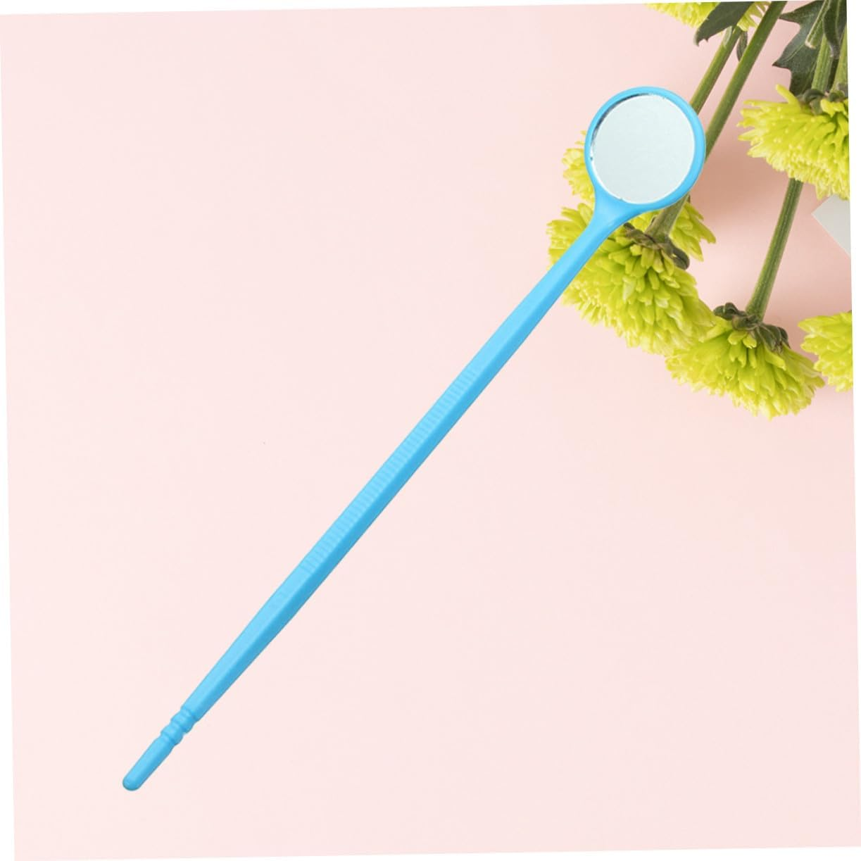 HEATSHAKING 100Pcs Disposable Plastic Mouth Mirrors for Dental Inspection Oral Care Tools for Household Hygiene and Plaque Visualization image number 1