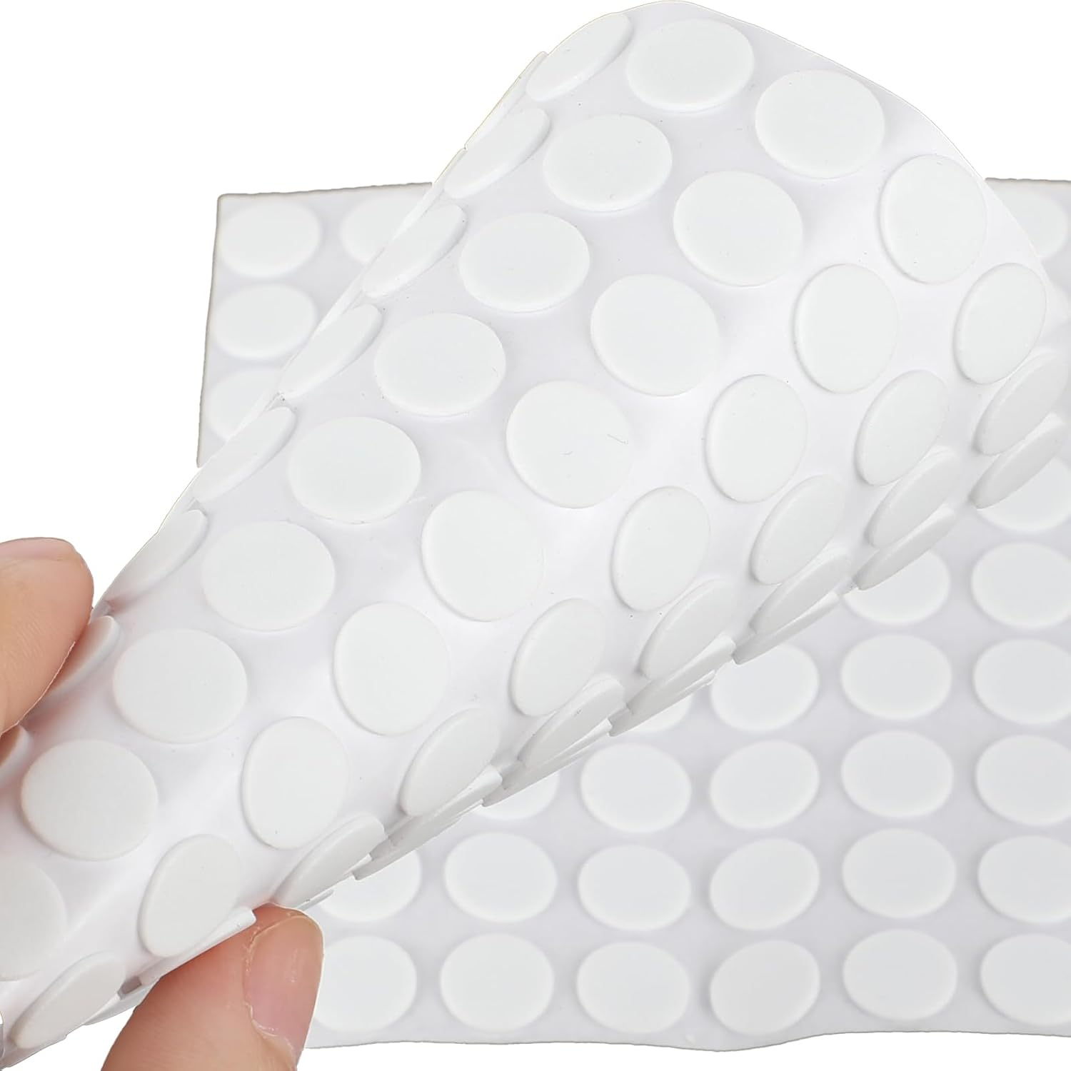 Pack of 261 Foam Rubber Feet Self-Adhesive Felt Sheet round Rectangular Furniture Stoppers Non-Slip Felt Doors Foam Felt Gliders for Furniture Feet, Chair Legs, Sofas