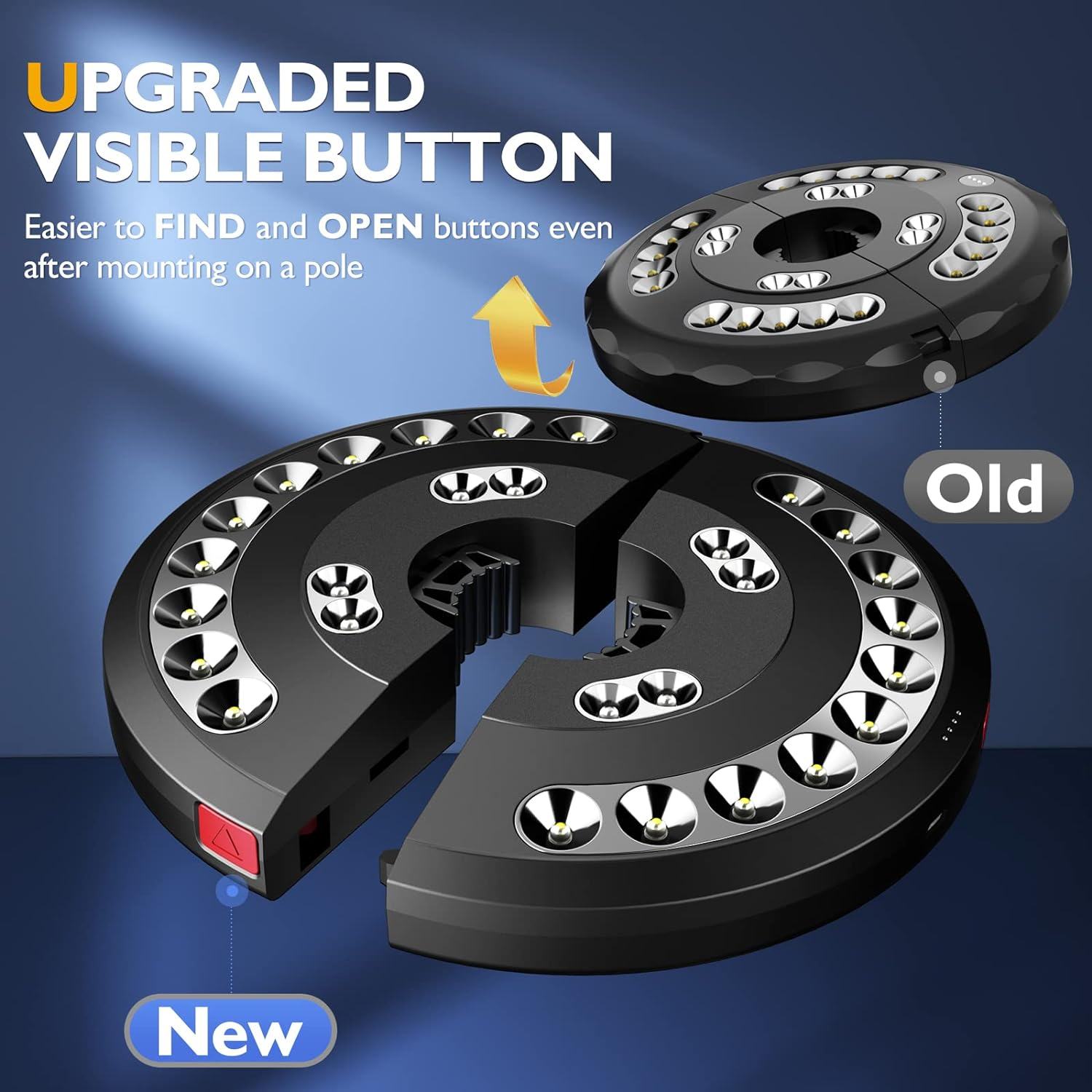 Eletorot Patio Umbrella Lights-Rechargeable Outdoor Lights for Patio Decor, Patio Table Lights Pole Light 28 LED 3 Lighting Modes, Patio Lighting Pool Accessories, Patio Backyard Decor image number 1