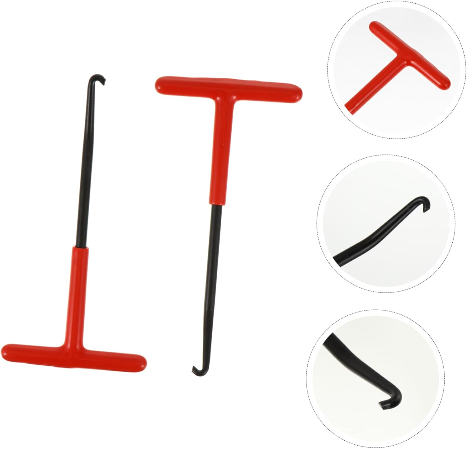 Vaguelly 2Pcs Motorcycle Spring Hook Exhaust Spring Puller Tool Steel Hook Set for Motorbike Accessories and Repair image number 5