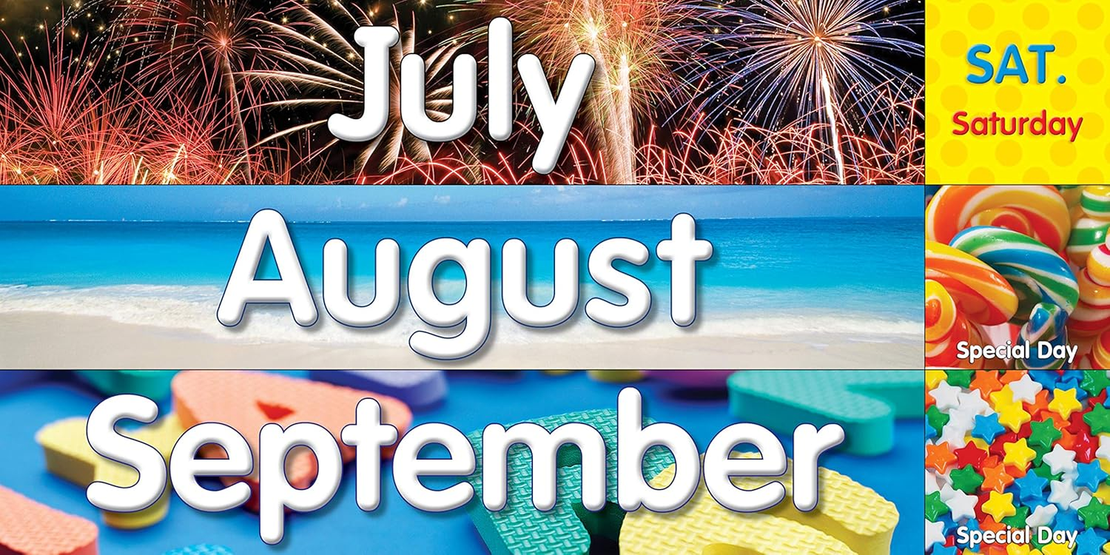 Scholastic SC583866 Monthly Calendar- Black Pocket Chart - Blue image number 4