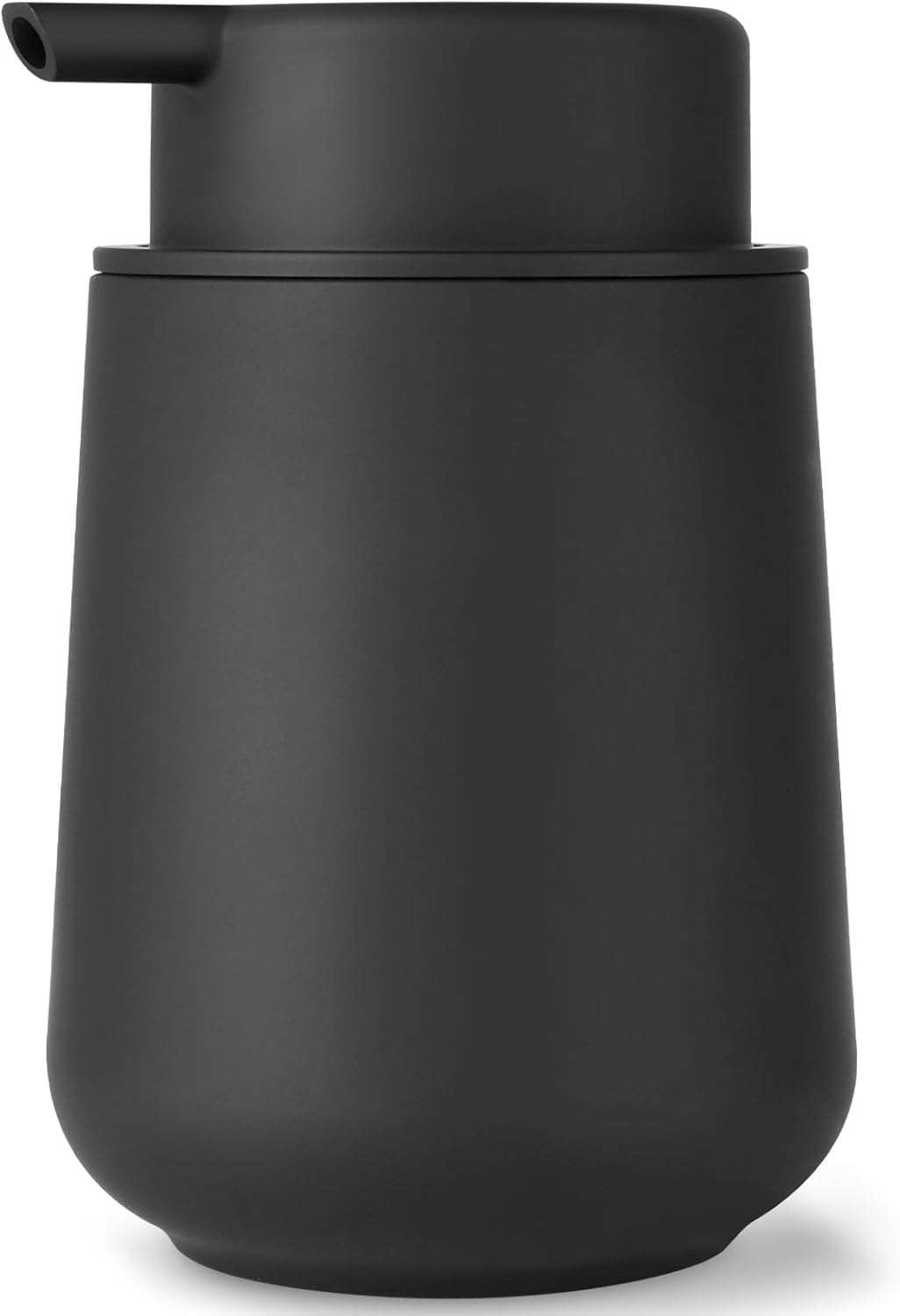 Richenda 12Oz Matte Black Ceramic Foaming Soap Dispenser &ndash; Refillable Lotion Pump Bottle for Bathroom & Kitchen image number 4