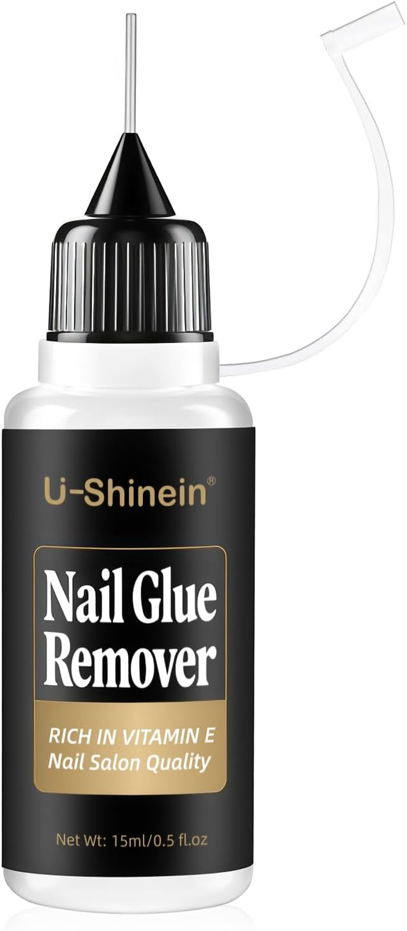U-Shinein Pinpoint Nail Glue Remover for Press On, Odorless & Non-Acetone Nail Polish Remover,Gentle and Quick Multi-Functional Gel Polish Remover with High Vitamin E for Press on Nails image number 1