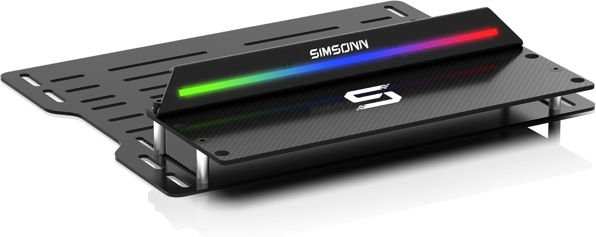 SIMSONN PRO X Ultra Sim Racing Simulator Pedals PC Load Cell HE Hydraulic Pedals Support Haptic Reactor (Pro X Ultra-P3-H3-Plate)