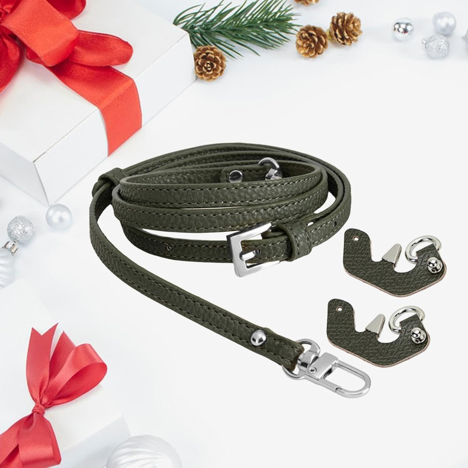 Wall Exchange Belt, Cross-Body Belt, Classic, Simple, Removable Pocket Shoulder Strap, Replacement For, Wallet Production, Briefcase, - Gray image number 5