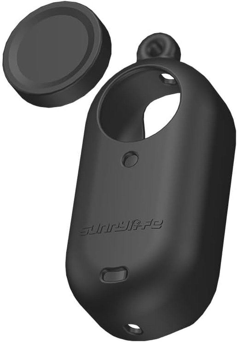 Camgo Sunnylife Silicone Case for Insta360 GO 3S (Black) - Black image number 2
