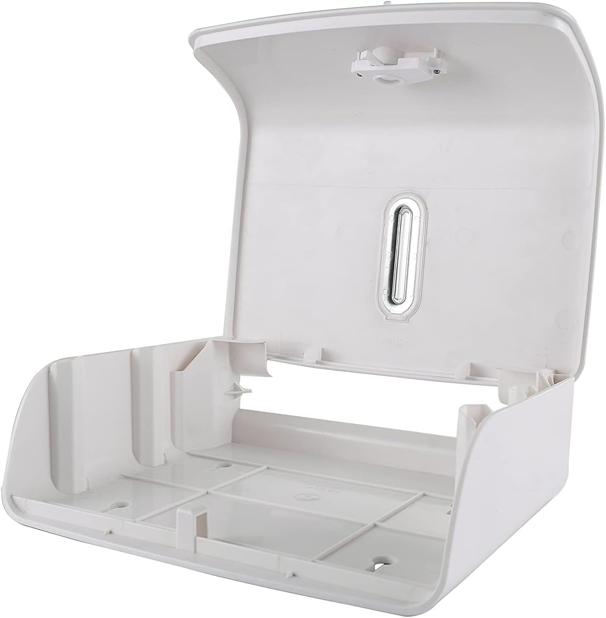 Dolphy Plaza Ultraslim Paper Towel Dispenser &ndash; Wall Mounted ABS Holder for M-Fold & Z-Fold Towels, Easy Refill, Durable & Space-Saving Design for Bathroom & Toilet Use image number 2