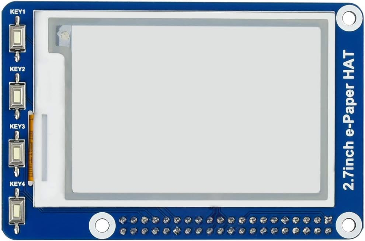 Waveshare 2.7Inch E-Ink Screen Display HAT for Raspberry Pi Electronic E-Paper with Embedded Controller Communicating via SPI Interface image number 4