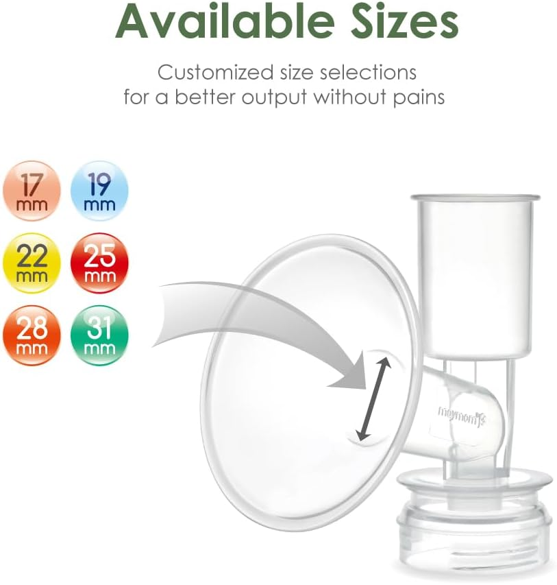 Maymom Breast Shield Flange for Ameda Breast Pumps (19 Mm, 1-Piece) image number 5
