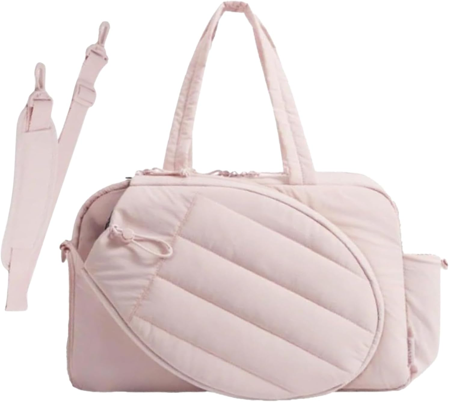 Tennis Bag for Women - Lightweight Sports Duffle, Shoe Compartment, Gym Gear Organizer Tote, Fits Rackets & Balls，Ideal for Court & Travel, Weekend Trip, Tennis Players & Athletes