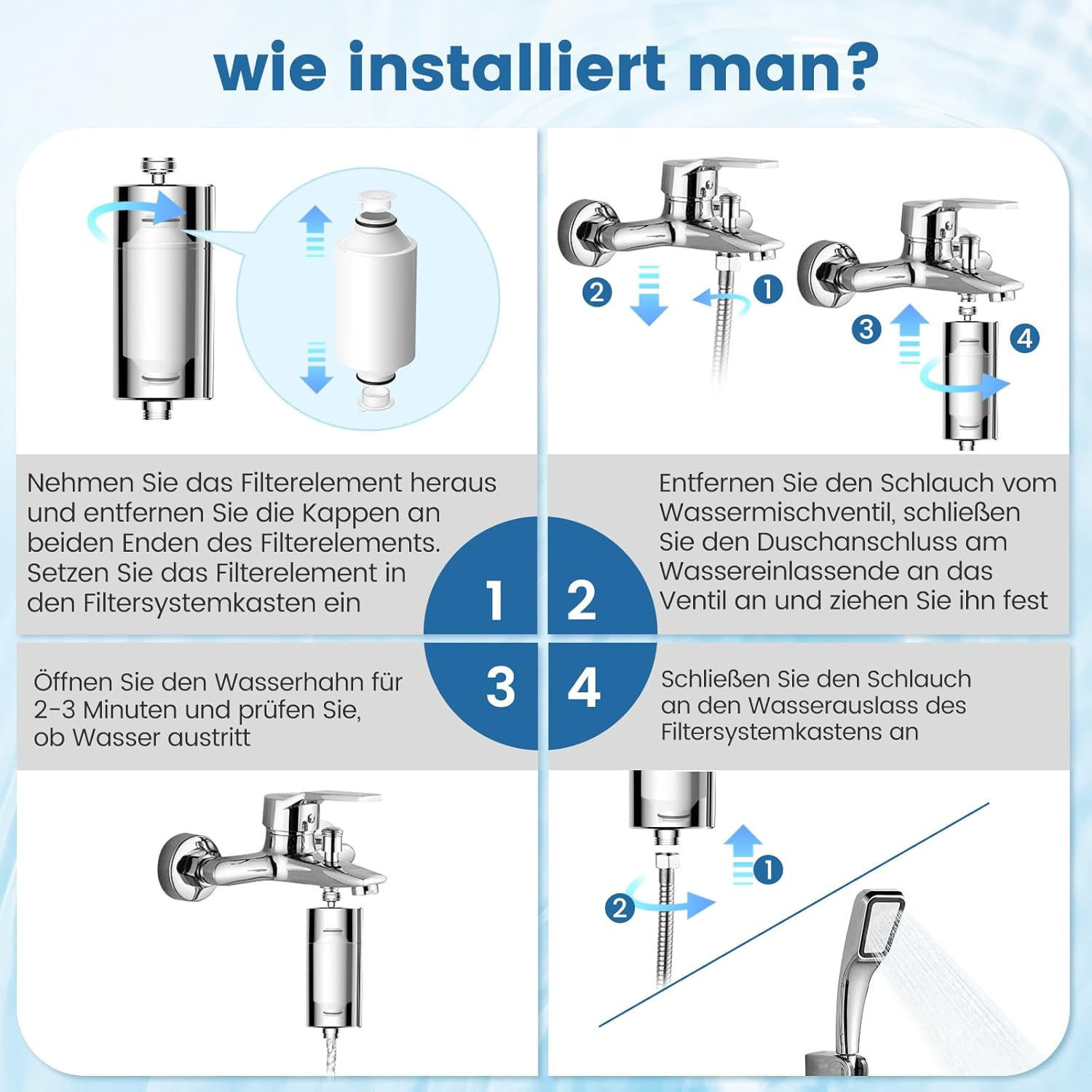AWP175 Water Shower Filter Replacement Compatible with Philips Inline Shower Filter AWP1775 image number 4