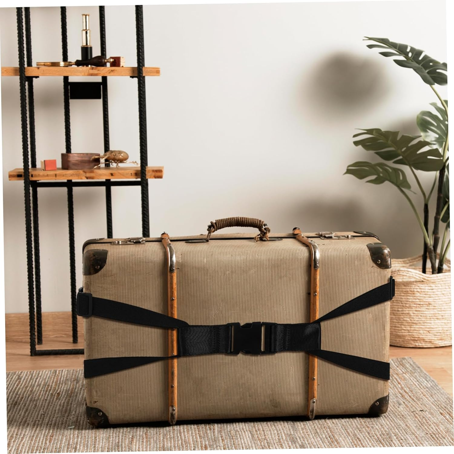 Healvian Elastic Luggage Straps Bag Straps Luggage Belt Buckle for Suitcases Travel image number 1