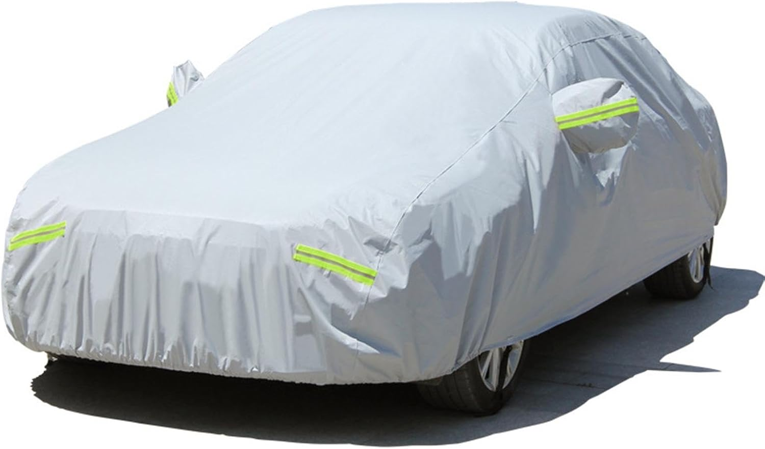 Car Cover, Windproof, Protection, Indoor Outdoor Cover Weatherproof Dustproof Waterproof Full Car Cover for Trucks Sedan Automobiles, M image number 3