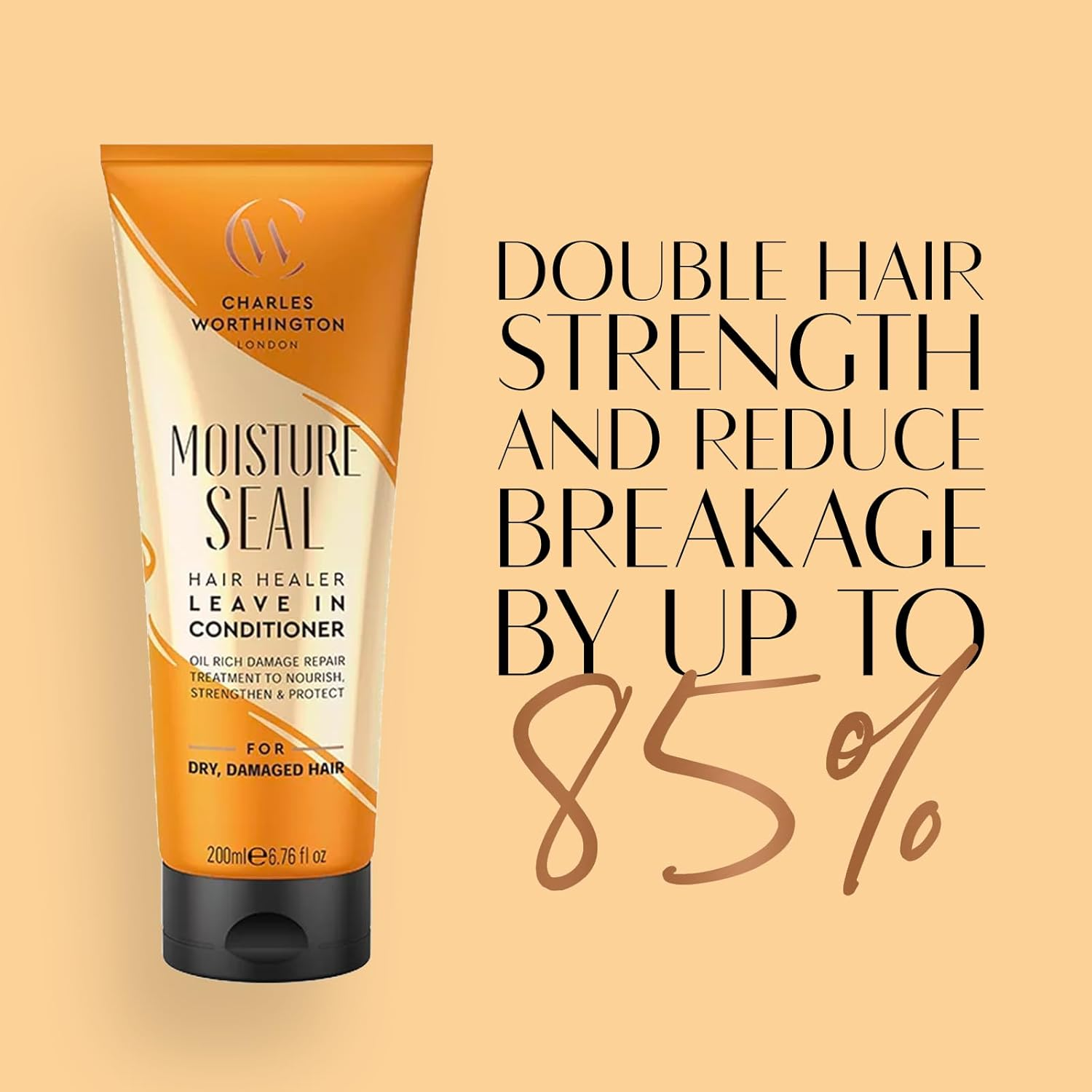 Charles Worthington Moisture Seal Hair Healer Leave-In Conditioner - 200Ml image number 1