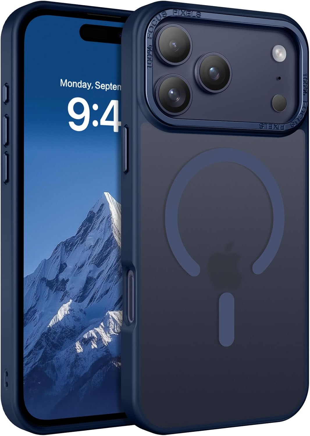 Gaobao for Iphone 13 & Iphone 14 Magnetic Case Cover, [Compatible with Magsafe][Military-Grade Drop Tested] Slim Shockproof Protective Translucent Back Phone Cases for Iphone 13/14 6.1'', Blue