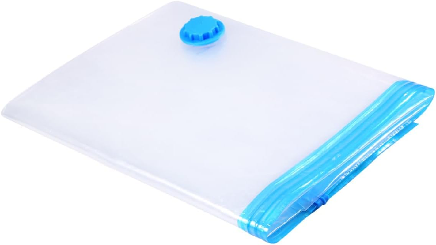 SOESFOUFU Travel Vacuum Storage Bags Space Saving Compression Bags for Clothes Quilt Bedding Pillows Blankets Reusable image number 1