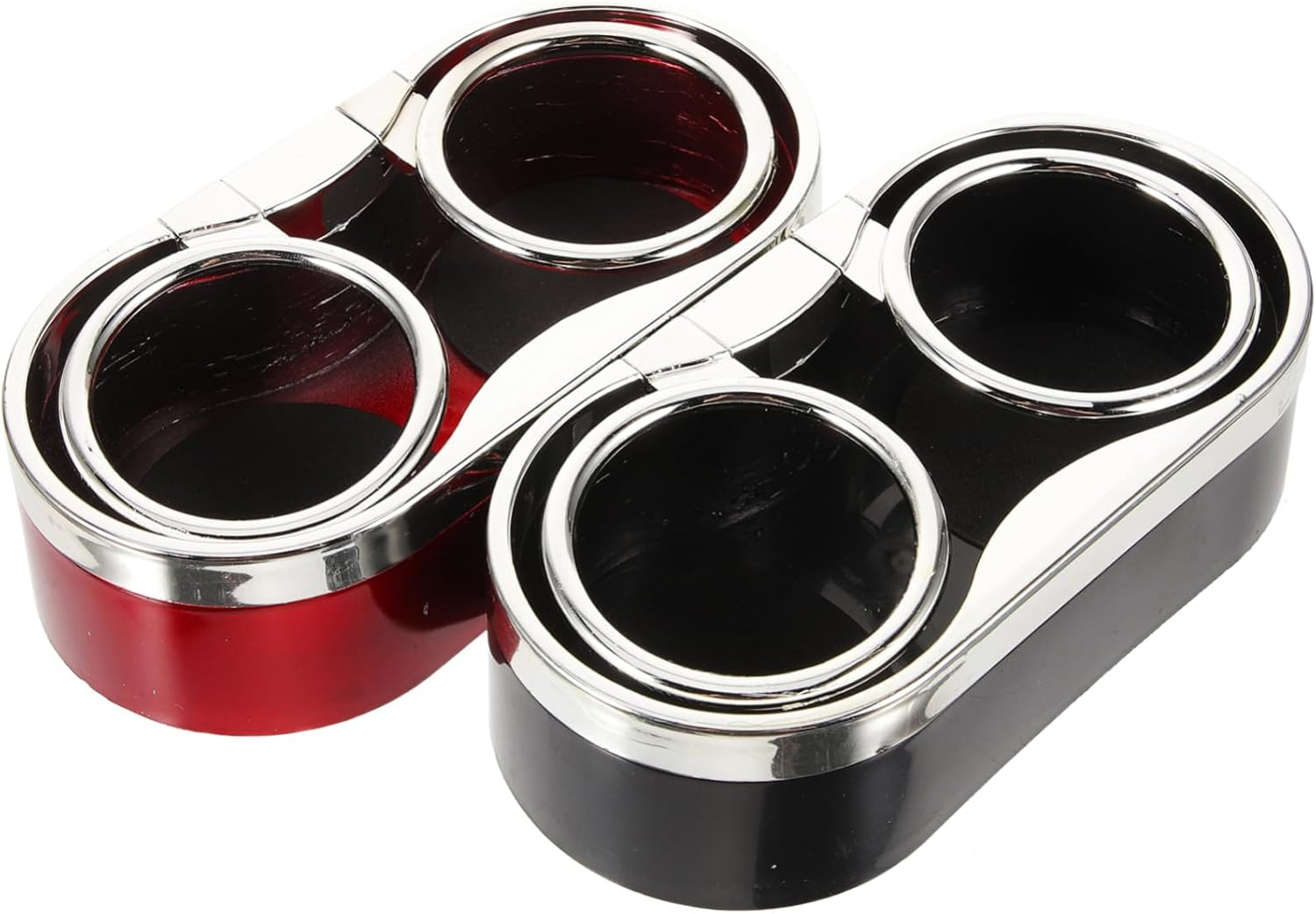 TIDTALEO 1Pc Double Cup Holder Water Cup Holder Car Cup Car Dashboard Accessories Dual Cup Holders for Car Multifunction Beverages Drink Holder for Car Back Seat Floor Cup Holder Red