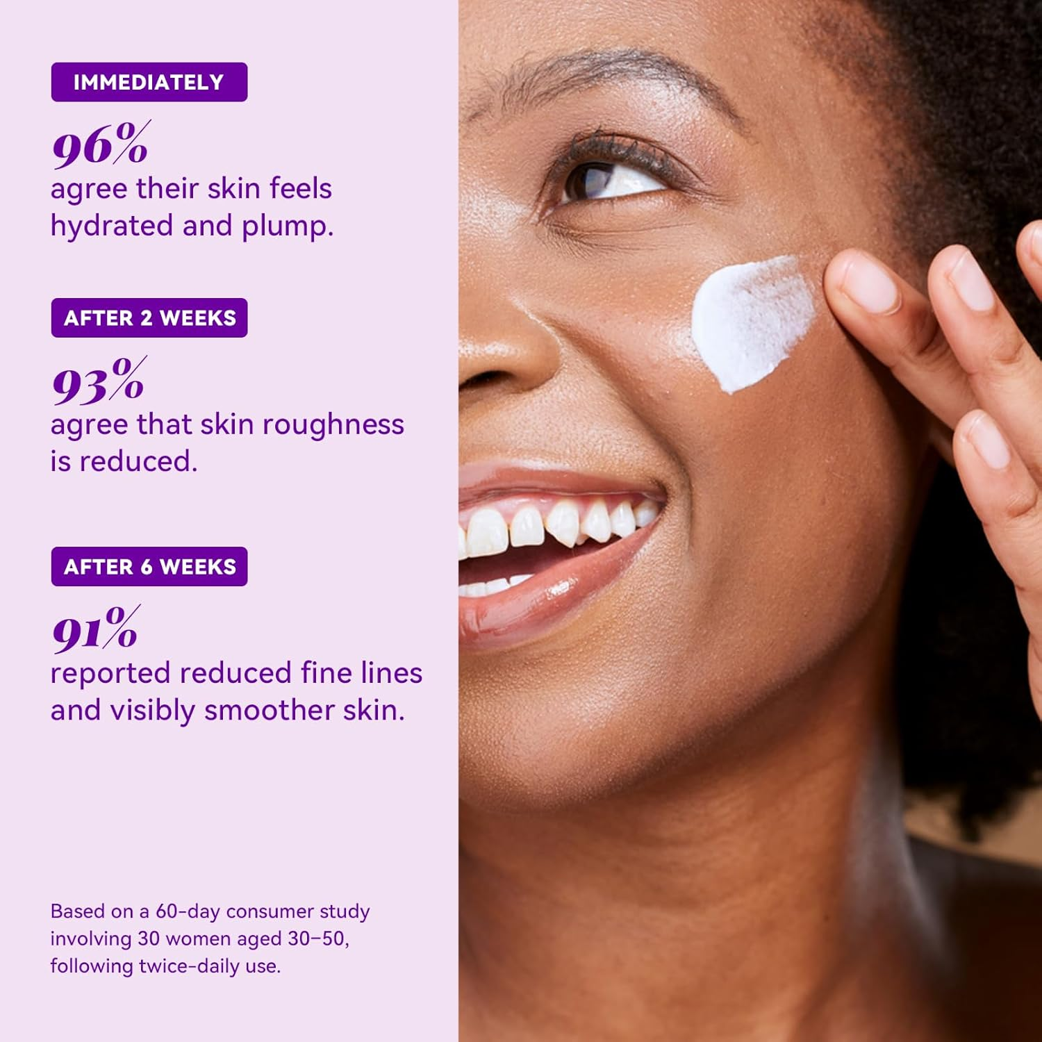 ANAI RUI Bakuchiol Face Cream Moisturizer - Anti-Aging Night Cream, Natural Retinol Alternative with Bakuchiol, Collagen & Squalane - Hydrating Firming Cream for Women - 1.7 Oz image number 6