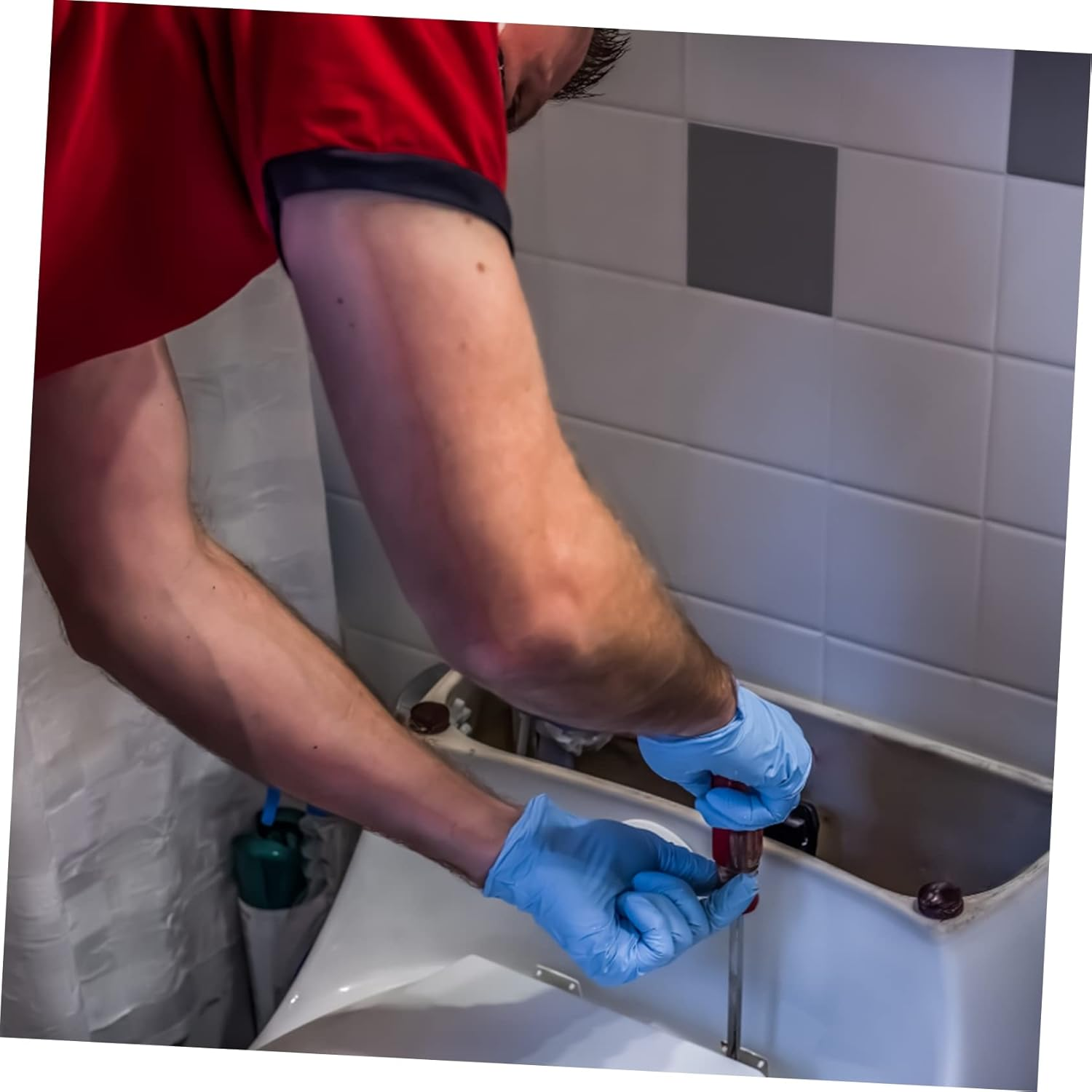 VILLFUL 1Set Toilet Lid Hinges Replacement Fittings Quick Release Toilet Seat Fixing Kit for Easy Installation and Replacement Compatible Standard image number 5