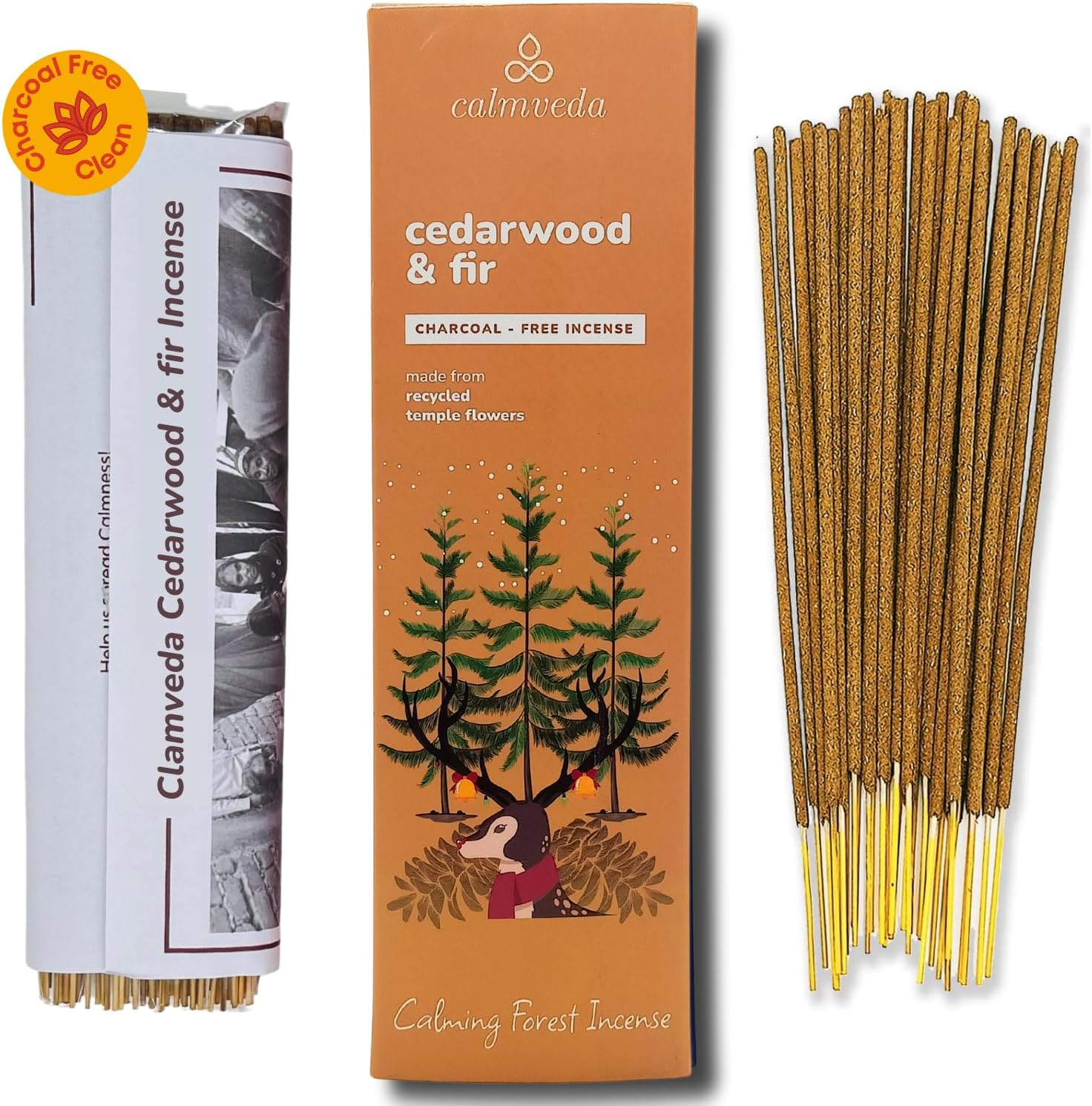 Potent Dragons Blood Incense Sticks - (40+Sticks 9 Inch) Thick Natural Resin Incense Clean Charcoal Free | Sweet Spicy & Ambery Smelling Protection Incense (Burn Time 45+ Mins)