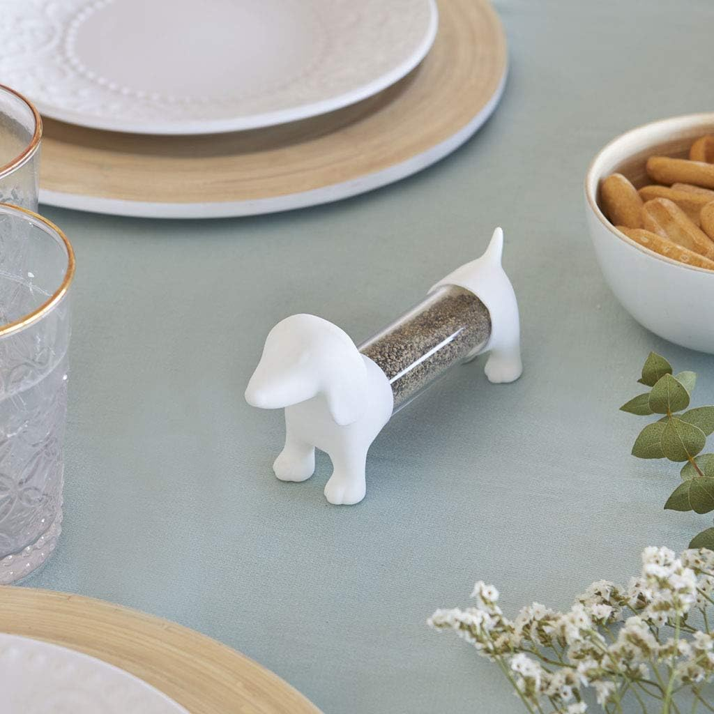 Balvi Tpick Holder Teckel White Colour Shaped Dog Acrylic/Pvc Plastic image number 2