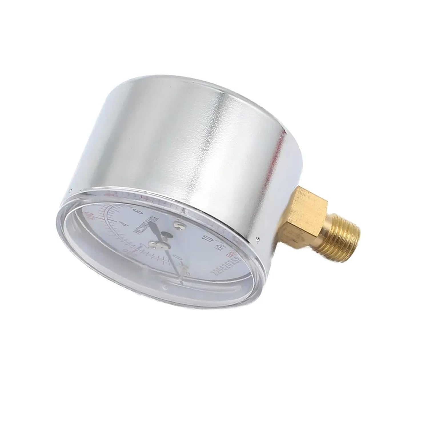 KLVN Diaphragm Pressure Gauge YE60 10Kpa Gas Meter Overpressure Protected Micropressure Kpa (Color: 0-25Kpa) image number 2