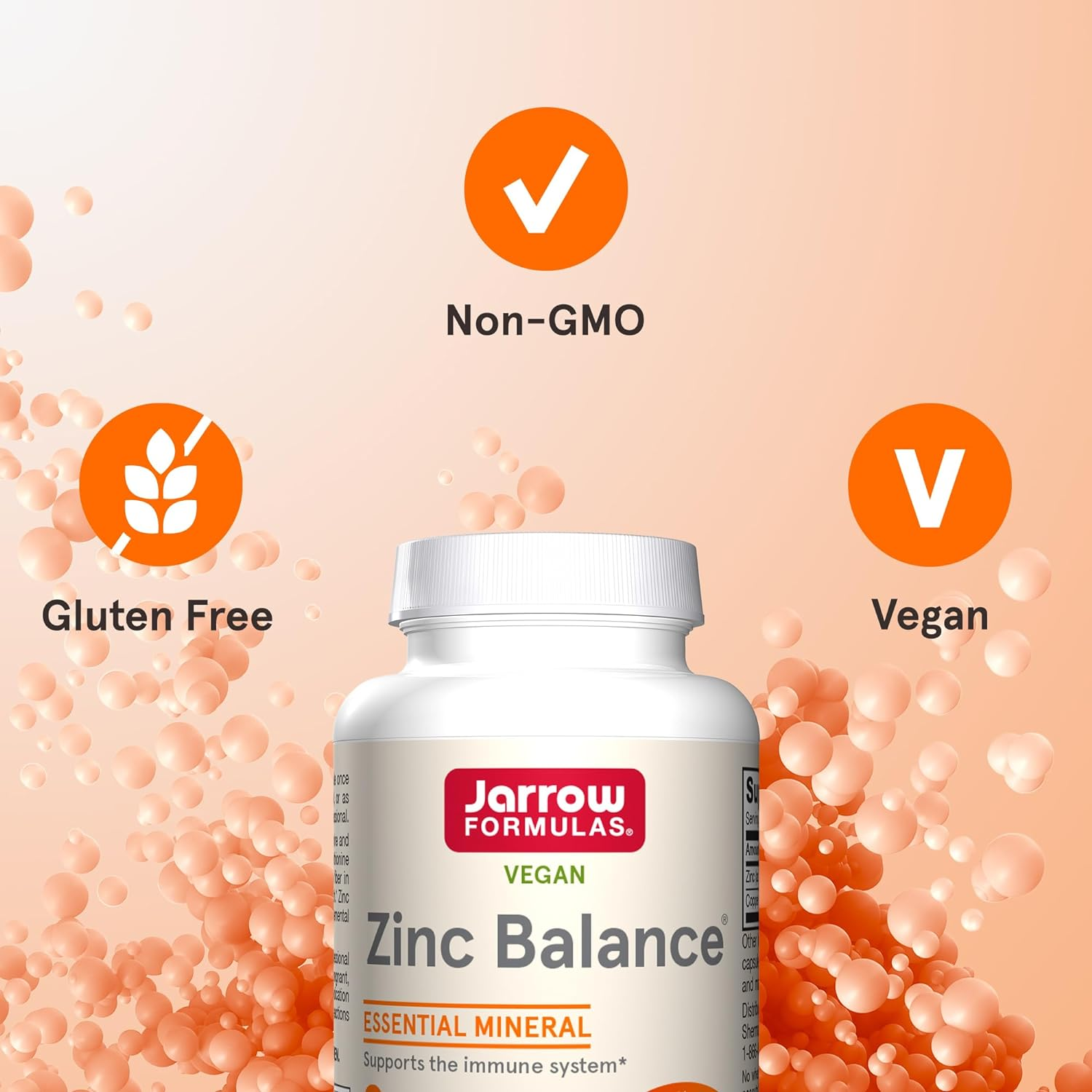 Jarrow Formulas Zinc Balance 15 Mg, Supports Immune and Antioxidant Protection, 100 Caps image number 2