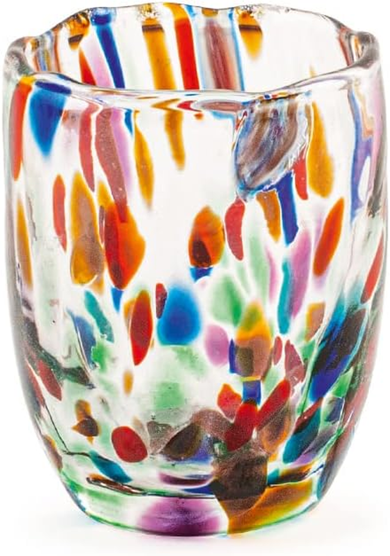 H&H Venetian Set of 6 Glasses, Multi-Colour, Cl 5