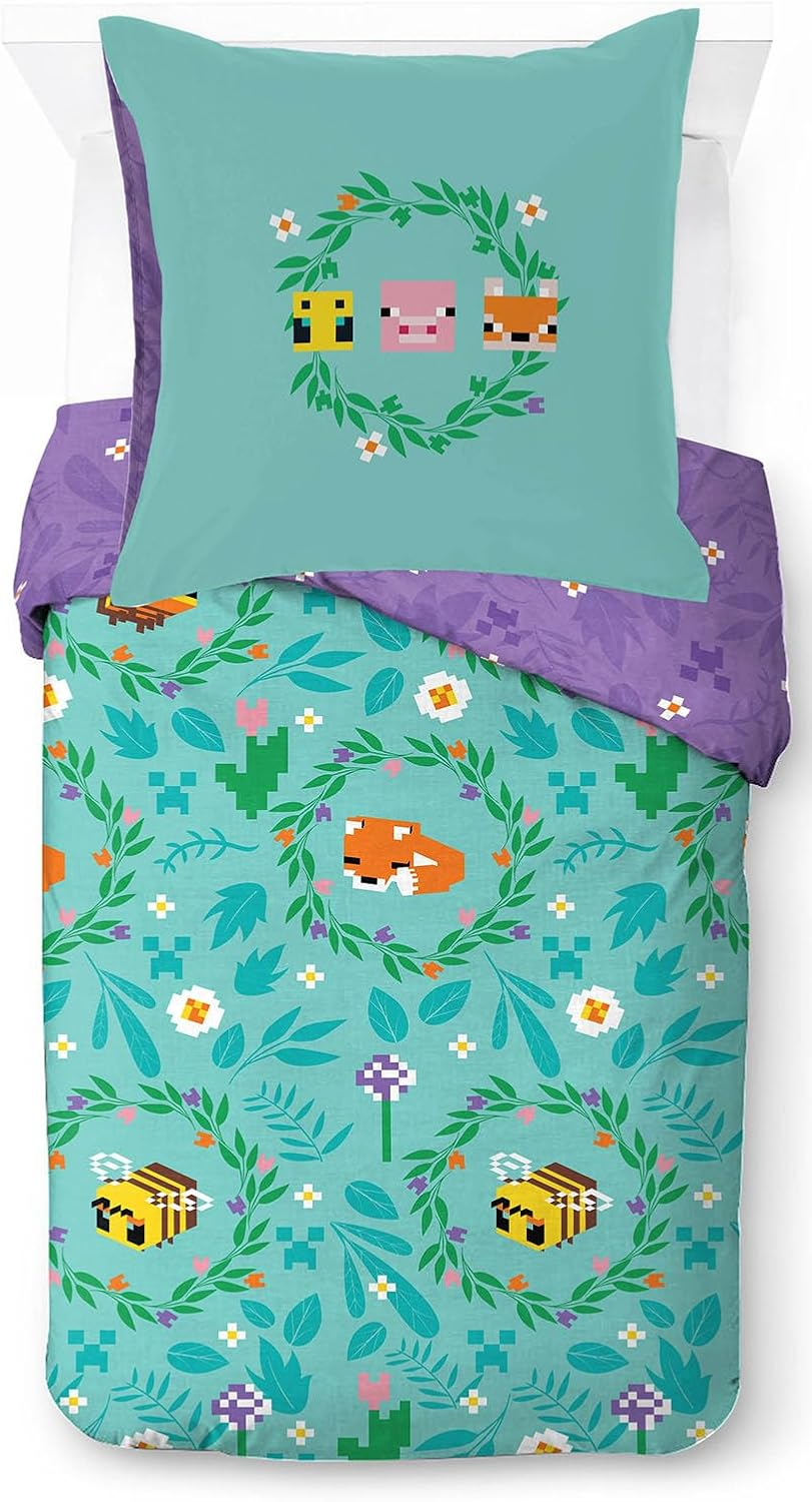 Jay Franco Nickelodeon Paw Patrol 100% Cotton Single Duvet Cover Set - Chase Blue Bedding Includes Pillowcase 80 X 80 Cm