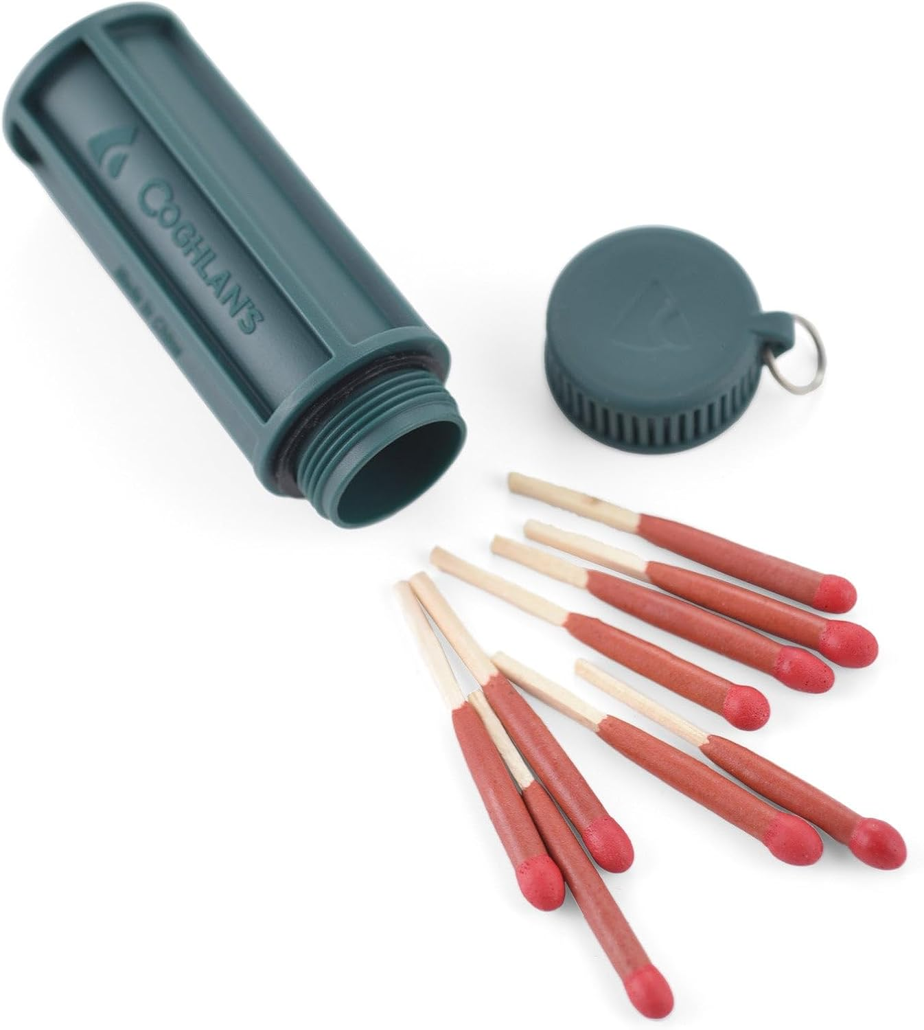 Coghlan'S Match Box -Screw-Top Lid, Waterproof, Compact, and Portable Match Storage Container for Backpacking, Hiking, Emergency Preparedness, Outdoor Camping Gear, Survival Kit Accessory image number 4