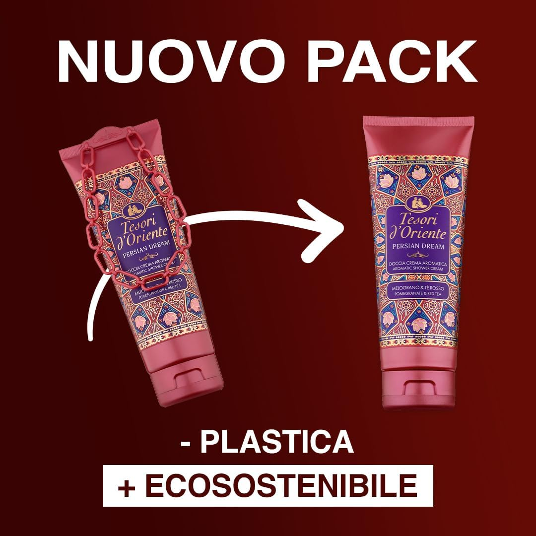 TESORI D&acute;ORIENTE Persian Dream with Pomegranate and Red Tea Shower Gel 250 Ml image number 4